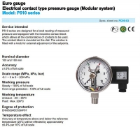 Catalogue Đồng hồ đo áp suất